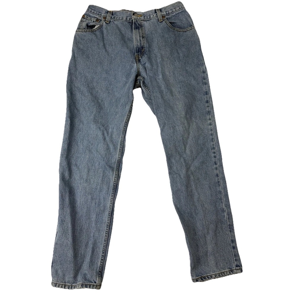 Vintage Levi 550 Relaxed Fit Tapered Leg Light Wash Womens Size 14 Y2K